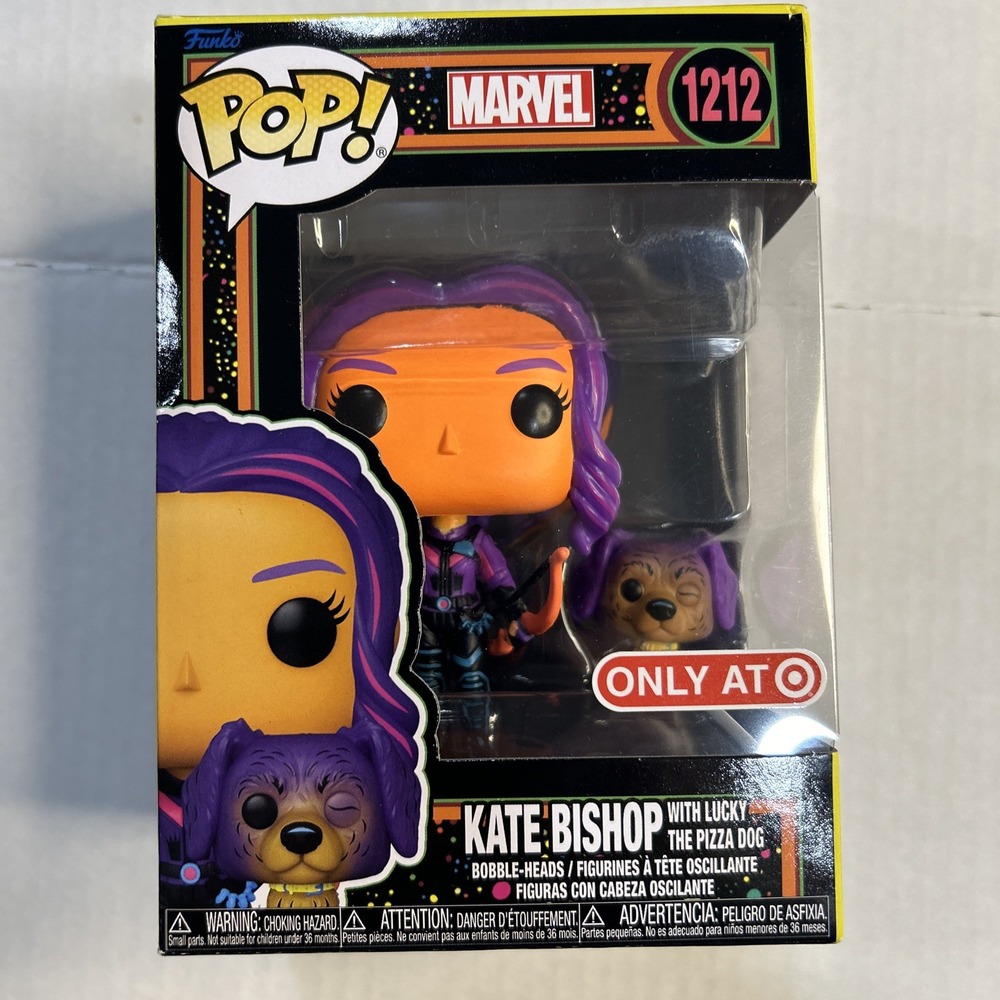 Brand New Funko Marvel 1212 Kate Bishop With Lucky Pizza‎ Dog